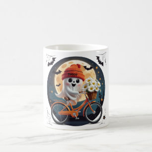 Taza De Café Fantasma ciclista