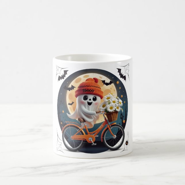 Taza De Café Fantasma ciclista (Centro)