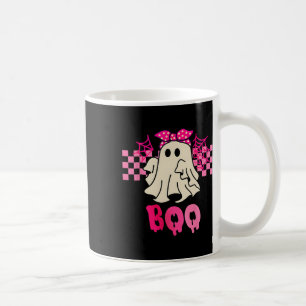 Taza De Café Fantasma Con Halloween De Bow Boo Para Niños Chica