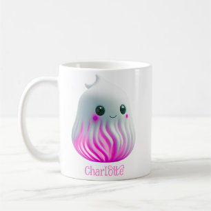 Taza De Café Fantasma Cute Kawaii - Personalizado con nombre