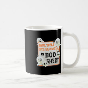 Taza De Café Fantasma De Boo Halloween Ms Esclerosis Múltiple E