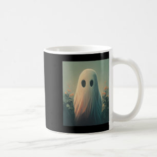 Taza De Café Fantasma De Disfraces De Halloween En El Bosque Gó