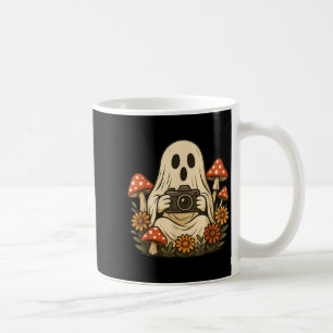 Taza De Café Fantasma De Escoba De Caída Vintage Con Woodland D