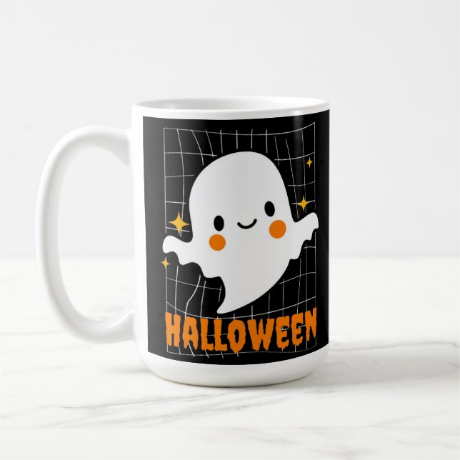 Taza De Café Fantasma de Halloween (Izquierda)