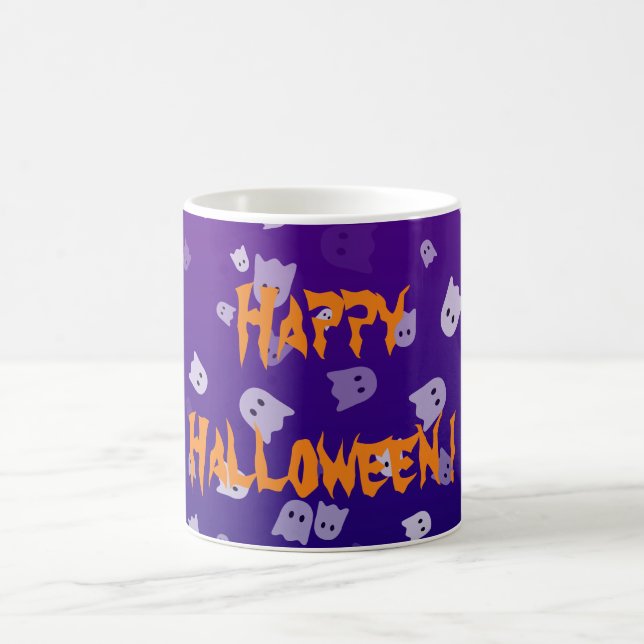 Taza De Café Fantasma de Halloween (Centro)