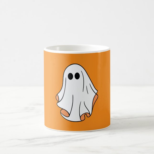 Taza De Café Fantasma de Halloween, divertida Halloween, fiesta (Centro)