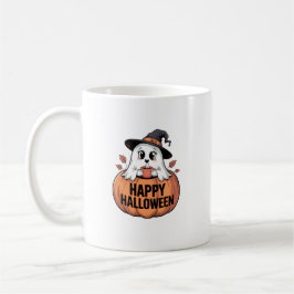 Taza De Café Fantasma de la cafetería de Halloween