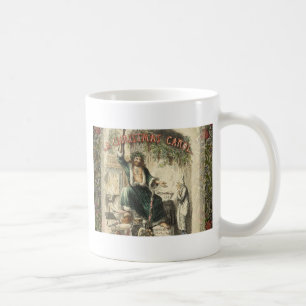 Taza De Café Fantasma de la Navidad Presente Scrooge