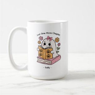 Taza De Café Fantasma de libros divertidos y graciosos personal