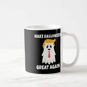 Taza De Café Fantasma de Trump. Celebración de Halloween para H