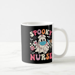 Taza De Café Fantasma enfermera Fantasma Halloween Enfermería G