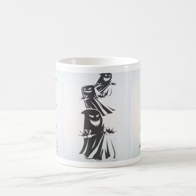 Taza De Café Fantasma espantosa (Centro)