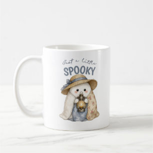 Taza De Café Fantasma Espeluznante Adorable Linterna Halloween 