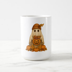 Taza De Café Fantasma espeluznante de Halloween con caramelos d