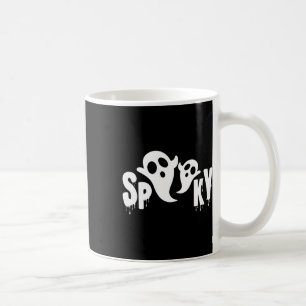 Taza De Café Fantasma espeluznante - Diseño de Halloween