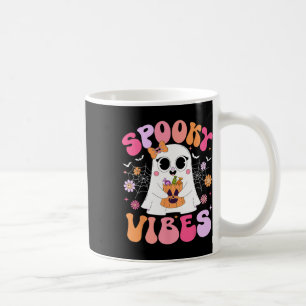 Taza De Café Fantasma Fantasma Fantasma Retro Groovy Halloween