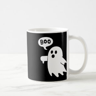 Taza De Café Fantasma gritando a boo desaprobando a Fantasma Ha