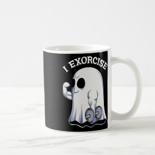 Taza De Café Fantasma I Exorcizar El Ejercicio Del Gimnasio Div