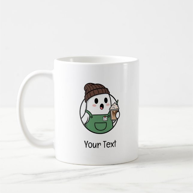 Taza de café fantasma lindo (Izquierda)