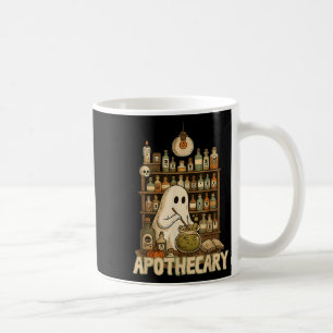 Taza De Café Fantasma Lindo de Halloween Técnico de Farmacia Bo