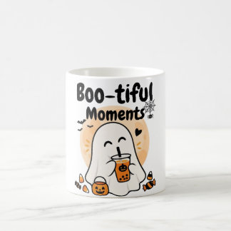Taza de café fantasma lindo Momentos Bootiful