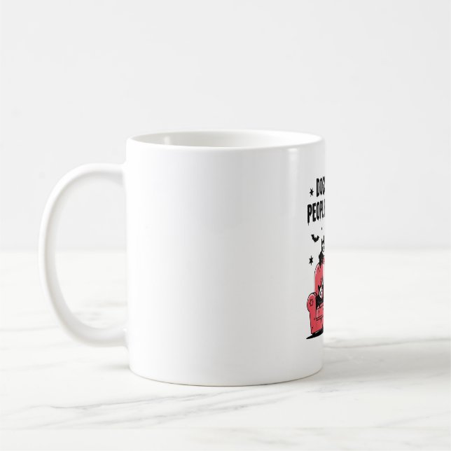 Taza De Café Fantasma Perro Halloween Fantasma Fantasma Png 2 (Izquierda)