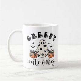 Taza De Café Fantasma retro de vibración con vibración y coquet