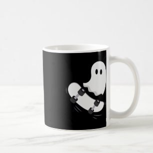 Taza De Café Fantasma Skateboard Lazy Halloween Disstume Fun Sk