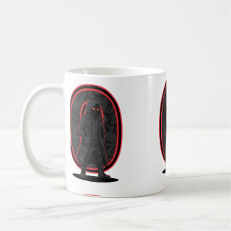 Taza De Café Fantasma Urbano Figura Encapuchada Techwear Oscuro