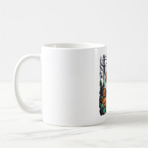 Taza De Café Fantasmagóricos murciélagos luna llena búhos calab