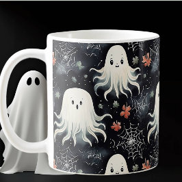Taza De Café Fantasmas caprichosos de Halloween flotantes
