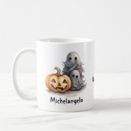 Taza De Café Fantasmas de Halloween y personalización de Jack-o