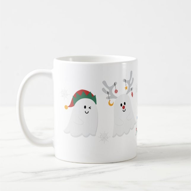 Taza De Café Fantasmas de Navidades espeluznantes (Izquierda)