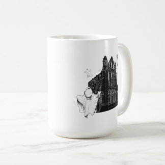 Taza De Café Fantasmas turísticos de la abadía Whitby
