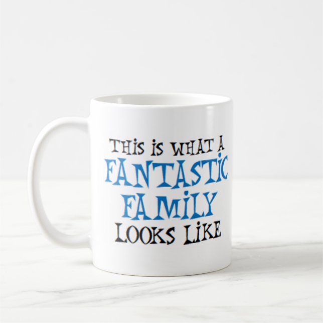 Taza De Café fantastic family looks like (Izquierda)