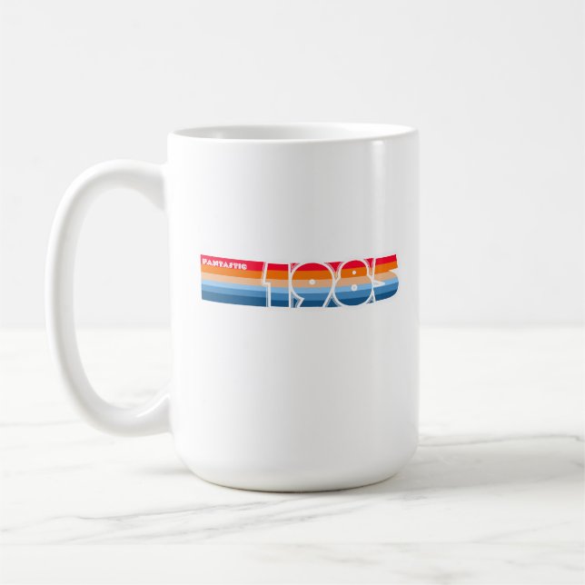 Taza De Café Fantástica banda retro '85 (Izquierda)