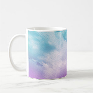 Taza De Café fantástica nube suave con color gradiente pastel y