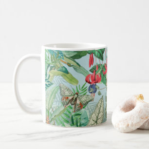 Taza De Café Fantástico y fantástico bosque tropical