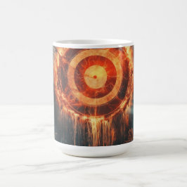 Taza De Café Fantasy Bullseye Symbol Arte Digital