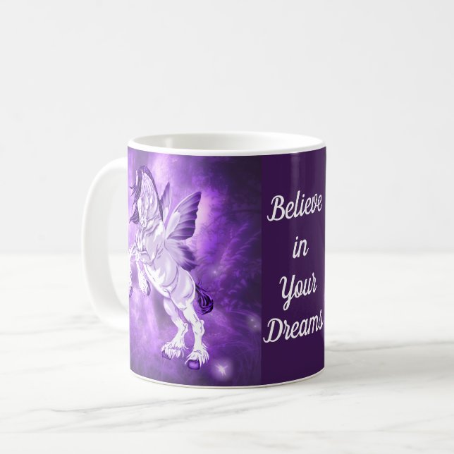 Taza De Café Fantasy Fairy Winged Clydesdale Horse