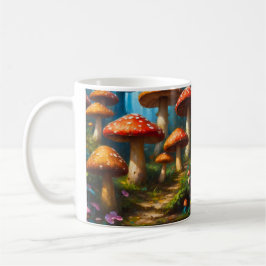 Taza De Café Fantasy Mushrom Mug