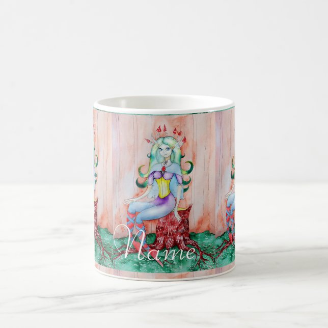 Taza De Café Fantasy Pixie Fairy Thunder_Cove (Centro)
