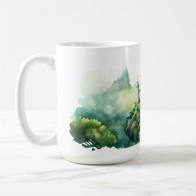 Taza De Café Fantasy Series 15 oz Classic Mug (Izquierda)