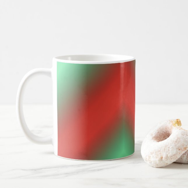 Taza De Café Farbverlauf colored bunt Kaffe bunte Kaffeetasse (Con donut)