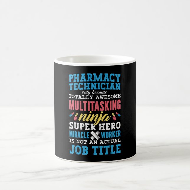 Taza De Café Farmacéutico Héroe Técnico Técnico Farmacéutico (Centro)