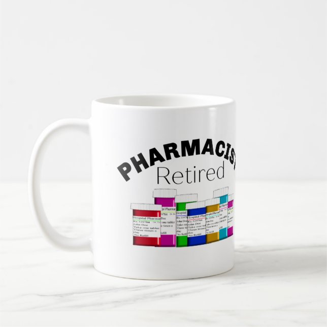 Taza De Café Farmacéutico retirado (Izquierda)