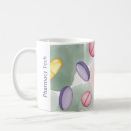 Taza De Café Farmacia personalizada Mug Púrpura Gris Pink Púrpu