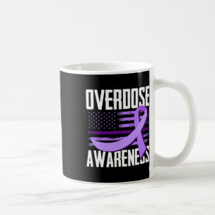 Taza De Café Fármacos Patrióticos Bandera De Ee.Uu. Sobredosis