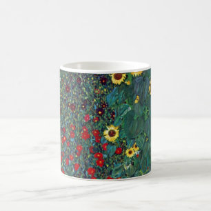Taza De Café Farmergarden w Sunflower por Klimt, Flores de époc