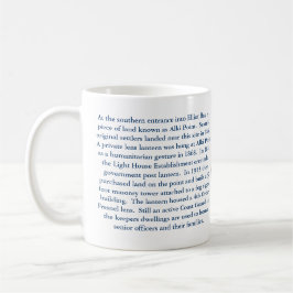 Taza De Café Faro Alki Point, Seattle Washington Mug